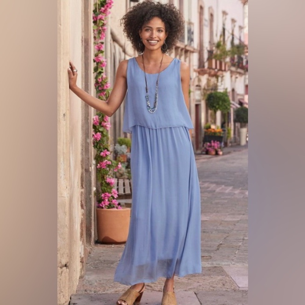 Exquisite Sundance Baci silk dress